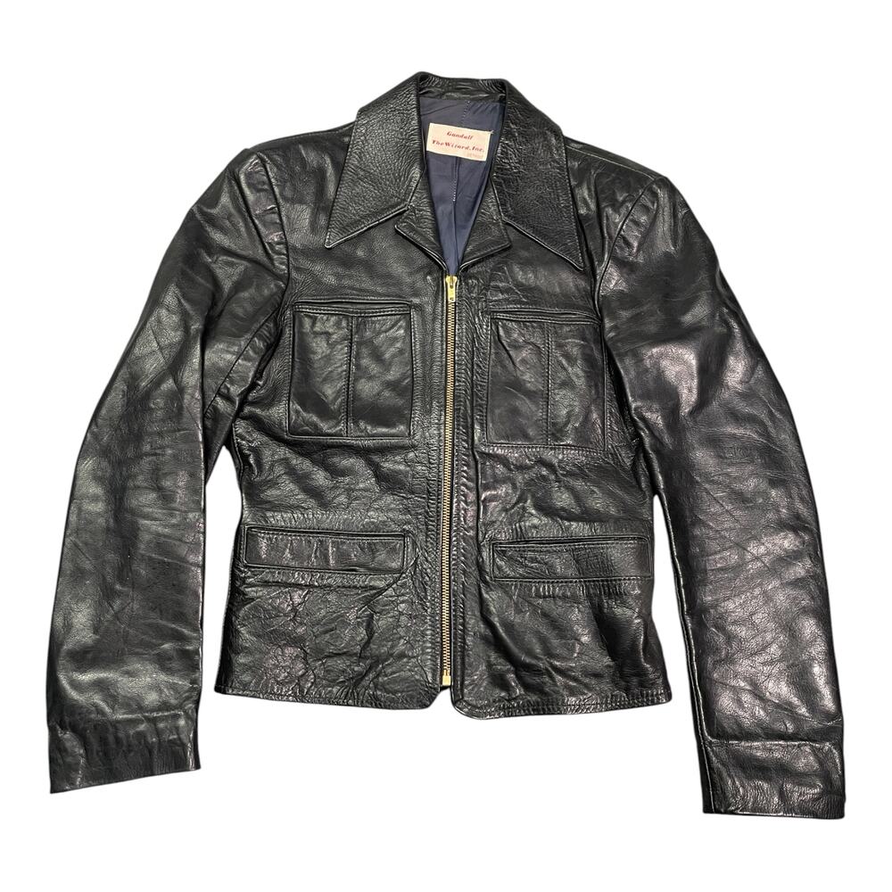 Vintage 70s "Gandalf The Wizard" Leather Jacket